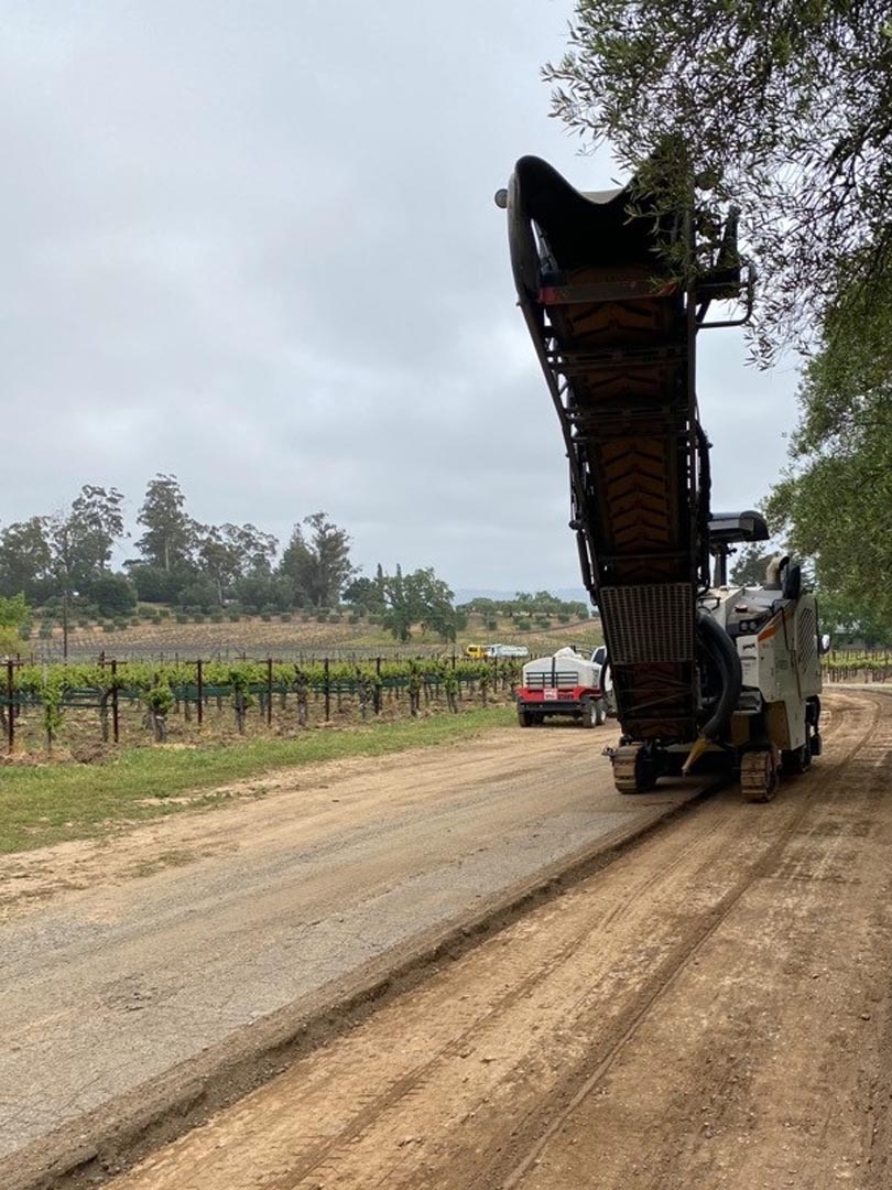 Asphalt paving work in Solano County