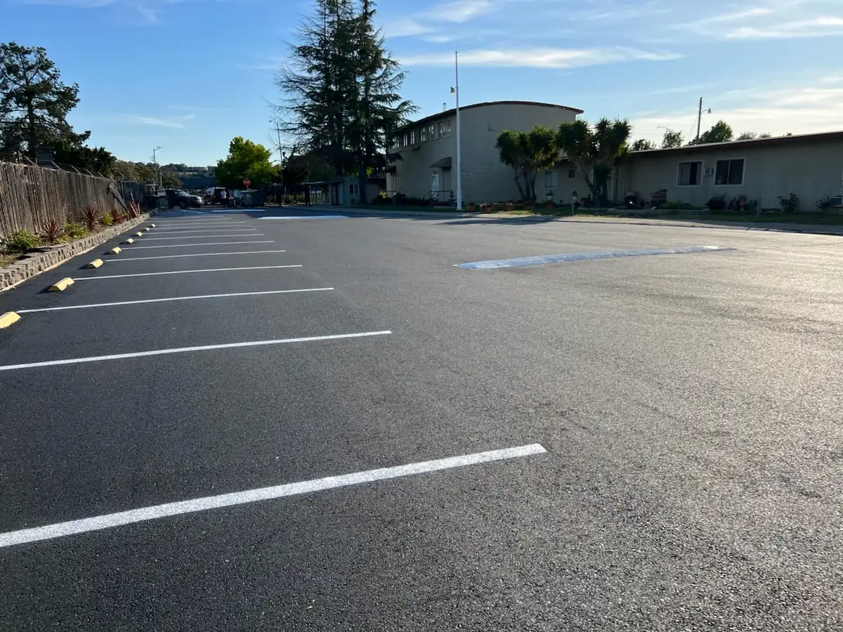 Parking lot restriping in Vacaville, CA